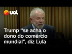 Lula alfineta Trump e diz que se reunirá com o Canadá 'antes que os EUA anexem o país'; vídeo