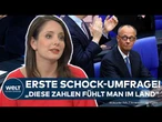 UMFRAGE ZUR KOALITION: Schockzahlen bestätigen Merz' Zitterpartie! "Diese Zahlen fühlt man im Land"