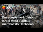Israel desrespeita cessar-fogo com Líbano e explode carro com suposto membro do Hezbollah