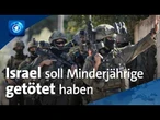 Westjordanland: Israels Armee tötete offenbar auch Minderjährige