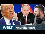UKRAINE: Putin unter Zugzwang - Selenskyj und Trump wollen Kreml-Chef persönlich bei Deals I STREAM