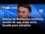 Defesa de Bolsonaro confirma versão de que arma apreendida com sargento seria levada para conserto