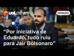 Eduardo pavimenta caminho de Bolsonaro à prisão e ajuda a desmoronar bolsonarismo | Josias de Souza