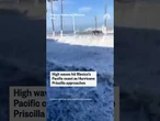 High waves hit Mexico’s Pacific coast as Hurricane Priscilla approaches