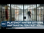 DEUTSCHLAND: Mehrfachbelegung und Personalmangel - Auslastung in Gefängnissen bei 86 Prozent!