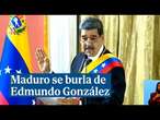 Maduro, al escuchar un fuerte ruido durante su investidura: 