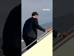 NOW: Vance boards Air Force Two in Switzerland for his return to the United States #news #usa #us