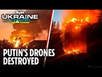 Ukraine’s air force intercept massive barrage of Putin's drones as Russia launches brutal attack