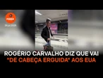 Senador Rogério Carvalho (PT-SE) diz que delegação brasileira vai aos EUA de "cabeça erguida"