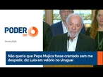 Não queria que Pepe Mujica fosse cremado sem me despedir, diz Lula em velório no Uruguai