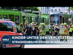 HANNOVER: Heftiger Straßenbahn-Zusammenstoß in Linden sorgt für Großeinsatz mit zwölf Verletzten!