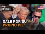 TRUMP: ABANDONA MITIN por su PROPIO PIE y con PUÑO EN ALTO TRAS ser DISPARADO | RTVE