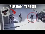 Moment Ukraine activist is shot in botched 'Russian' assassination attempt