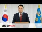 South Korean President Yoon Suk Yeol arrested after dramatic hours-long standoff | BBC News