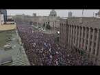 Manifestation de masse à Belgrade contre le pouvoir d'Aleksandar Vučić