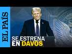 FORO DAVOS | Trump interviene para hablar sobre aranceles y la OTAN: 