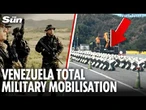 Tank TRAPS line streets as Venezuela braces for US land invasion