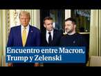 Así ha sido el encuentro entre Macron, Trump y Zelenski antes de la reapertura de Notre-Dame