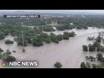 Desperate effort to rescue families from floodwaters