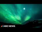 Rare and spectacular show of the Northern Lights