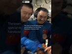 'Finger Lickin' Good': Chinese astronauts have enjoyed the first-ever BBQ in space.
