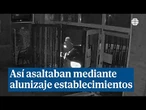 Así asaltaban mediante alunizaje establecimientos públicos tres personas que han sido detenidas