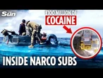 Secrets of cocaine narco subs trafficking £100m drug hauls under the Atlantic Ocean