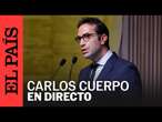 DIRECTO | Rueda de prensa del ministro de Economía, Carlos Cuerpo | EL PAÍS