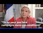 Ce que disait Marine Le Pen en cas de condamnation à une peine sous bracelet électronique