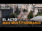 MÁS de un MILLÓN de PERSONAS ASISTEN a la MISA del CORPUS CELEBRADA por el PAPA en MADRID | RTVE
