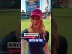 Abby Hornacek rocks her Proud American baseball cap before the MLB All-Star Game on FOX!