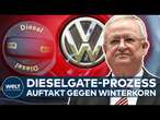 DIESELAFFÄRE-PROZESS: Ex-VW-Chef Martin Winterkorn muss sich in Braunschweig verantworten