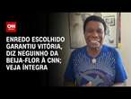 Enredo escolhido garantiu vitória, diz Neguinho da Beija-Flor à CNN; Veja íntegra | LIVE CNN