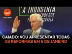 Caiado: vou apresentar todas as reformas em 5 de janeiro