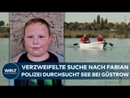 VERMISSTER FABIAN: Leichenspürhunde haben Spur aufgenommen! Taucher suchen in See bei Güstrow