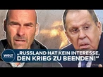 PUTINS KRIEG: Friedenstauben aus dem Kreml? "Heiße Luft" vom Lügner Lawrow in Minsk