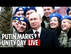 LIVE: Putin to lay flowers in Red Square to mark Russia's National Unity Day