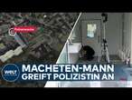 LINZ AM RHEIN: Macheten-Mann greift an! - SEK rettet Polizisten vor 29-Jährigem in Rheinland-Pfalz!