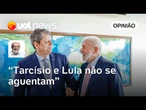 Tarcísio e Lula poderiam mostrar civilidade, mas não se aguentam, analisa Ricardo Kotscho
