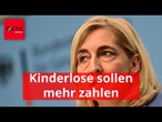 Warken: Kinderlose sollen mehr für Pflegeversicherung zahlen