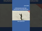 Skateboard-Weltrekordversuch auf einer riesigen Rampe hat geklappt!! #skateboard #skateboarding