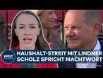 AMPEL-KRISE: Machtwort von Scholz! Kanzler schaltet sich beim Haushalt ein - Konflikt mit Lindner