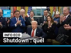 Shutdown : vers un retour progressif à la normale après 43 jours de blocage • FRANCE 24
