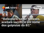 Bolsonaro terá rota de fuga pavimentada se lei para soltar presos do 8/1 for aprovada, diz Sakamoto