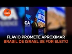 Flávio promete aproximar Brasil de Israel se for eleito