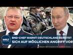 RUSSLAND: BND-Chef warnt vor Putins wachsender Aggression! Deutschland erstellt nun Bunkerplan