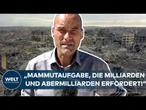 GAZA IN SCHUTT UND ASCHE: "Allesamt mit ins Boot holen, wenn es um den Wiederaufbau geht!"