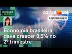 Economia brasileira deve crescer 0,3% no 2º trimestre | Amanda Klein