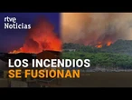 Los incendios de San Martín y Villa del Prado se fusionan y evacúan otras tres localidades | RTVE