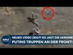 PUTINS KRIEG: Neues Video veröffentlicht! So jagen die Ukrainer die russischen Truppen an der Front!